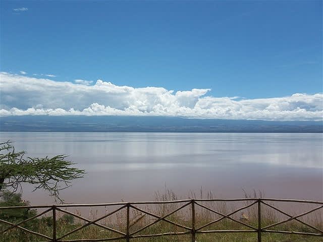 Rift Valley lake landscape in Ethiopia
